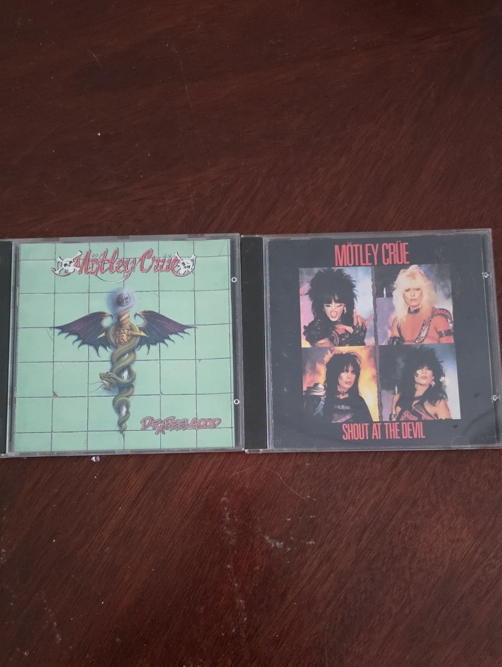Motley Crew Shout at the Devil & Dr. Feelgood CD Set - Black & Green